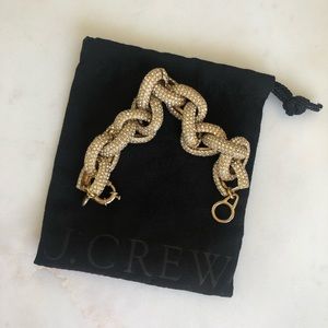 J. Crew Pave Link Bracelet